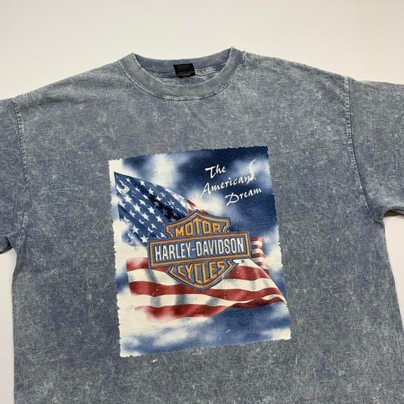 Harley Davidson Other - Vintage 2000s Harley Davidson The American Dream T-shirt Size XL